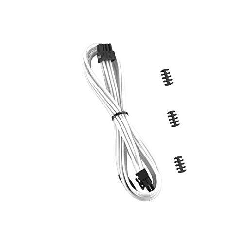CableMod C-Series 클래식 ModMesh 8-pin PCI-e 케이블 커세어 RM (블랙 라벨)/ RMi/ RMX (화이트, 60cm)