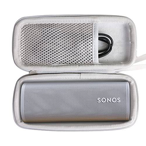 Khanka 하드 여행용 케이스 교체용 Sonos 로밍 휴대용 스마트 블루투스 스피커 (내부 화이트)