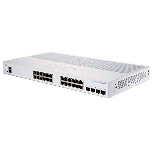 Cisco 비지니스 CBS350-24T Managed 스위치, 24 포트 GE, 4x10G SFP+, 리미티드 라이프타임 프로텍트 (CBS350-24T-4X)