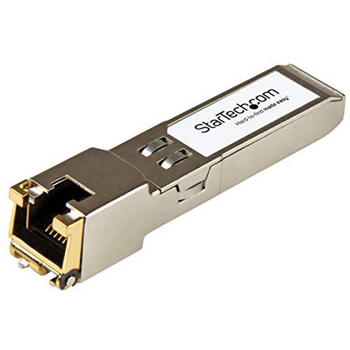 StarTech.com 익스트림 Networks 10301-T 호환가능한 SFP+  모듈 - 10GBASE-T - SFP+ to RJ45 Cat6/ Cat5e - 10GE 기가비트 이더넷 SFP+ - RJ-45 30m - (10301-T-ST)