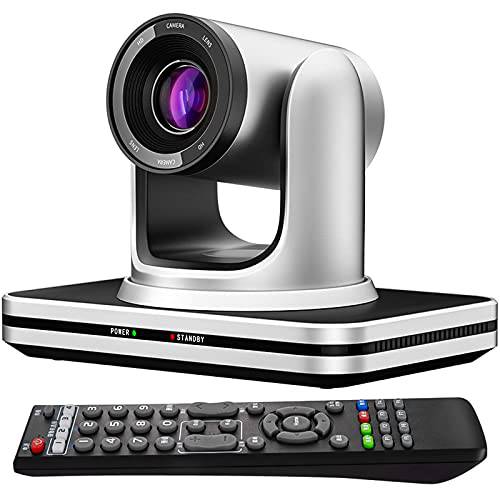 Jimcom HD 1080P USB PTZ 비디오 회의 카메라, 10x 줌, 회의 방 카메라 시스템 라이브 스트리밍