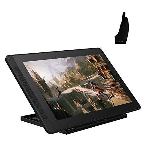 2021 휴이온 KAMVAS 16 그래픽 드로잉 태블릿, 태블릿PC Full-Laminated 스크린 and 휴이온 아티스트 장갑