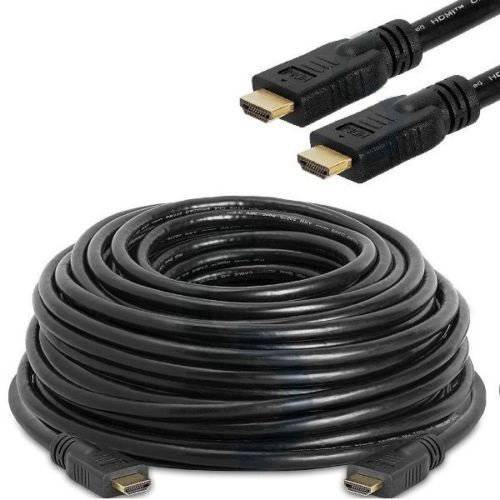 CableVantage HDMI 1.4V Cable(100 Feet) 지원 3D, 1080P, 이더넷, 오디오 리턴 HDTV PC TV 컴퓨터 PS4 엑스박스 Monitiors 블랙