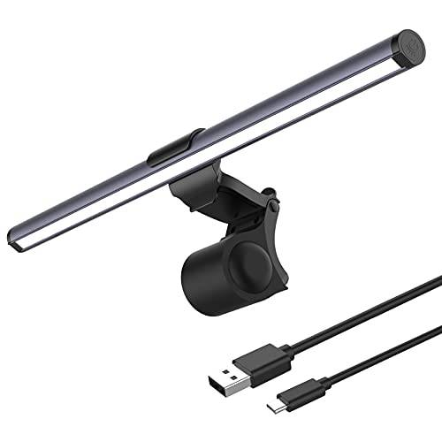 모니터 라이트 Bar-SUMKUMY 컴퓨터 모니터 램프 아이 케어, USB 전원 스크린 라이트 바 No 글레어, 오토 디밍& 3 컬러 온도, CRI 95+, e-Reading LED 직무 램프 백라이트 오피스/ 홈/ 데스크