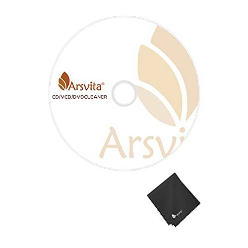 Arsvita CD 레이저 렌즈 클리너 디스크 클리닝 세트 CD/ VCD/ DVD 플레이어, 세이프 and 효과적인