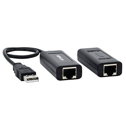Tripp 라이트 USB Over Cat5/ Cat6 확장기 키트 1-Port PoC USB 2.0 164 ft. (B203-101-POC)
