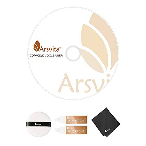 Arsvita 레이저 렌즈 클리너 디스크 클리닝 세트 CD/ V CD/ DVD 플레이어, 세이프 and 효과적인, AR CD-04