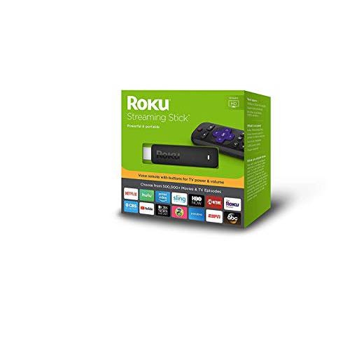 Roku 3800RW TV스틱 GEN6 음성 리모컨 - 블랙