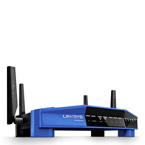Linksys WRT3200ACM Dual-Band 오픈 Source 라우터 가정용 (Tri-Stream 고속 무선 Wi-Fi 라우터, MU-MIMO 기가비트 무선 라우터)