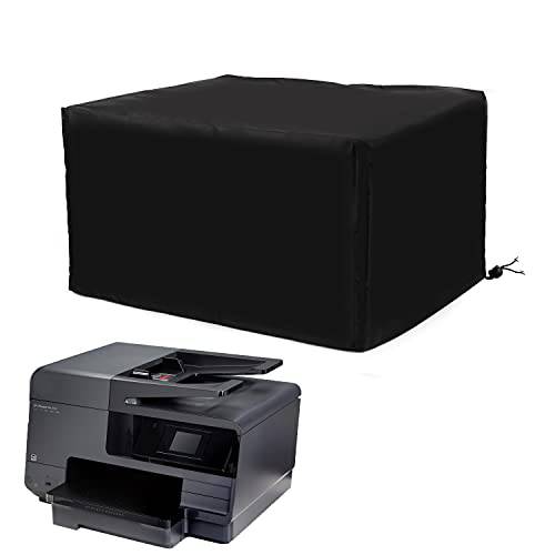 WMLBK 블랙 프린터 먼지 커버, 프린터 방수 and Anti-Static 커버 블랙 먼지 커버 프린터, 블랙 나일론 Anti-Static 먼지 커버 HP OfficeJet 프로 8610 프린터 20 x 16 x 12 인치