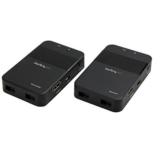 StarTech.co M HDMI Over 무선 확장기 - 무선 HDMI 비디오 - 65 ft (20 M) - 1080p (ST121WHDS), 블랙