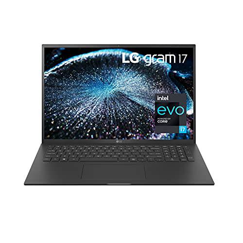 LG LCD 노트북 17 Ultra-Lightweight, Ultra-Portable (2560 x 1600), Intel Evo 11th 세대 코어 i7, 16GB 램, 2TB SSD, 19.5 시간 배터리 Life, 2X USB-C, HDMI, USB-A - 2021