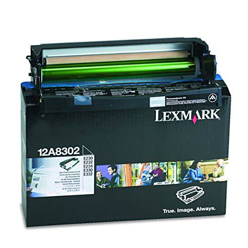 Lexmark 12A8302 레이저 프린터 E230 E232 E234 E238 E240 E330 E332 E340 E342 드럼 유닛 in 리테일 포장, 패키징