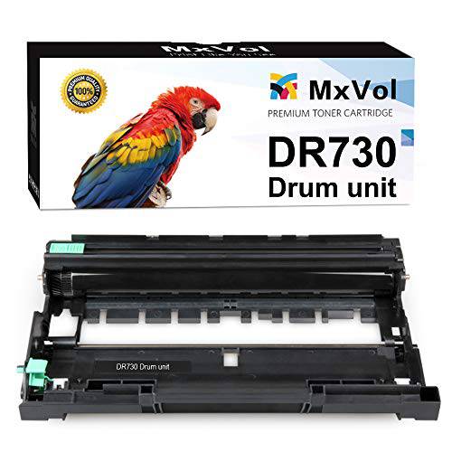 MxVol 호환가능한 드럼 유닛 교체용 Brother DR730 DR-730 Up to 12, 000 페이지 사용 HL-L2350DW MFC-L2750DW HL-L2395DW DCP-L2550DW 프린터