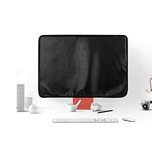 먼지 커버 2021 애플 iMac(24-inch), 커버 호환가능한 아이맥 2021 24 인치, 모니터 컴퓨터 보호 Case，Protect 컴퓨터 스크린 유지 클린 (블랙)