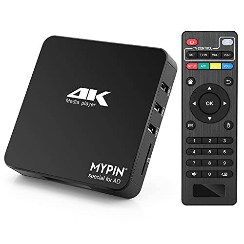 4K@60hz MP4 미디어 플레이어 지원 8TB HDD/ 256G USB 드라이브/ SD 카드 HDMI/ AV Out HDTV/ PPT MKV AVI MP4 H.265-Support Advertising Subtitles/ 타이머, 마우스& 키보드 Control(Remote 컨트롤 포함)