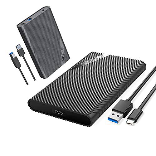 ORICO 하드디스크 인클로저 USB 3.0 to SATA III 2.5 인치 외장 하드디스크 인클로저 USB3.1 Gen1 Type-C to SATA 7/ 9.5mm HDD/ SSD