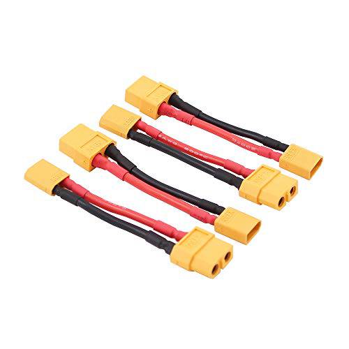4pcs Male XT30 to Female XT60/ XT-60 커넥터 어댑터 16awg 5cm Wire(BDHI-91)