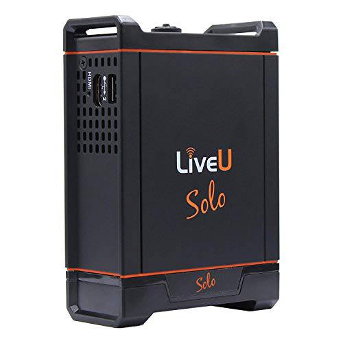 LiveU 솔로 무선 라이브 비디오 스트리밍 인코더 Facebook 라이브, 트위치, 유튜브, and 트위터 라이브 비디오 Streams