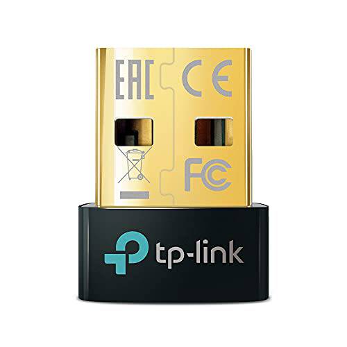 TP-Link USB 블루투스 어댑터 PC, 5.0 블루투스 동글 리시버 (UB500) 지원 윈도우 10/ 8.1/ 7 데스크탑, 노트북, 마우스, 키보드, 프린터, 헤드셋, 스피커, PS4/ 엑스박스 컨트롤러