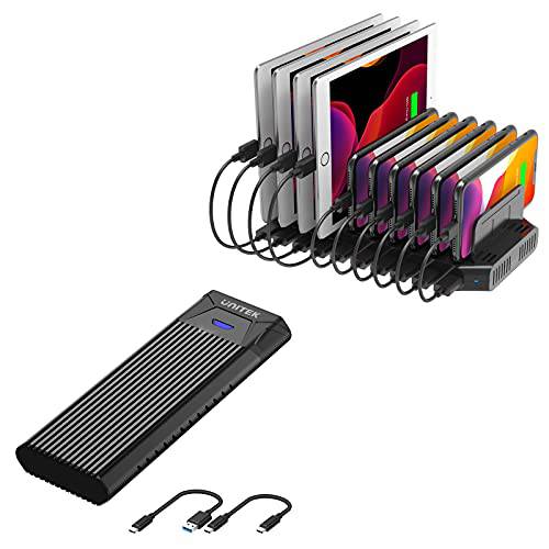 [번들,묶음] Unitek USB 충전 스테이션 다양한 디바이스 and M.2 NVMe SSD 인클로저