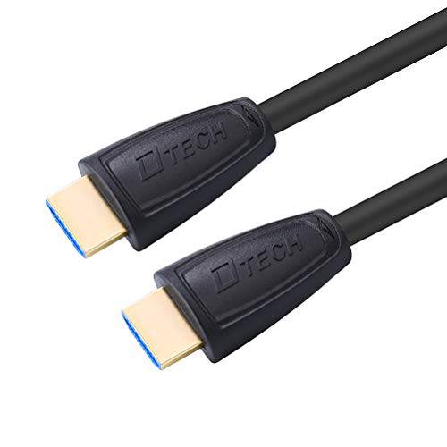 DTECH 15 ft HDMI 케이블 고속 1080p 2k 144 Hz 3D Male to Male 케이블  금도금 커넥터 - 15 Feet
