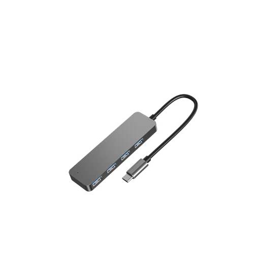 MEANHIGH USB C 3.0 허브 4-Port 타입 C to USB 허브 마이크로 USB 분배기 Ultra-Slim USB 데이터 허브 휴대용 USB 포트 확장기 맥북 프로 에어 HP XPS and More 타입 C 디바이스