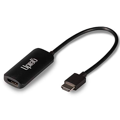 HDMI to DisplayPort,DP 4K 60Hz 액티브 어댑터 UPTab, HDMI Equipped 시스템 to 연결 to DisplayPort,DP 모니터 - 호환가능한 엑스박스 원/ X/ S and 플레이스테이션 4/ 5 and More