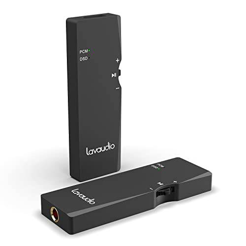 휴대용 USB DAC 헤드폰 앰프 DAC, 타입 C/ 라이트닝 USB to 3, 5mm Aux, USB DAC 앰프, Lavaudio 2021 안드로이드/ iOS/ PC, DSD256 32Bit 384Khz