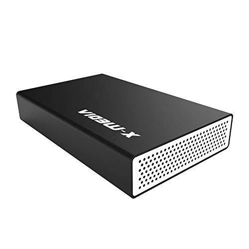 X-MEDIA USB 2.0 SATA 알루미늄 HDD 외장 인클로저 케이스, 지원 2.5/ 3.5-Inch SATA/ SSD 하드 디스크 드라이브 [XM-EN3200]