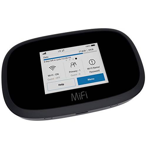 Inseego MiFi 8000 4G LTE 글로벌 휴대용 핫스팟 와이파이 5-802.11ac/ nbg, T-Mobile | 2.4 컬러 디스플레이 | Highspeed 와이파이 포켓 핫스팟 LTE 디바이스 개인, 로밍, 여행용, 리모컨 Work, 학생