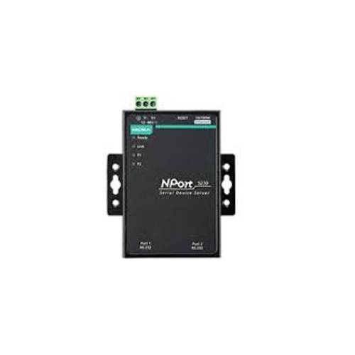 MOXA NPort 5210-2 포트 디바이스 서버, 10/ 100 이더넷, RS-232, RJ45 8 핀- Without- 어댑터