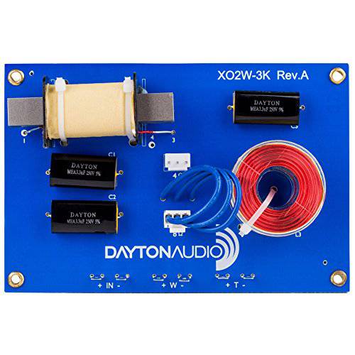 Dayton 오디오 XO2W-3K 2-Way 스피커 크로스오버 3, 000 Hz