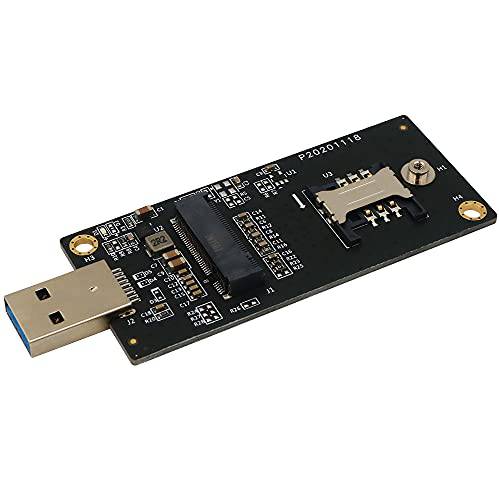 BQZYX+ NGFF(M.2) 키 B to USB 3.0 어댑터 SIM 6pin 슬롯 WWAN/ LTE 모듈