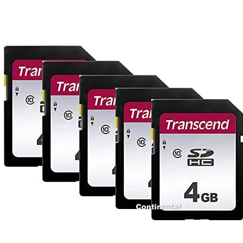 Lot of 5 트렌센드 안전한 디지털 4GB SDHC Class 10 메모리 카드