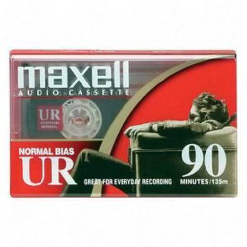 Maxell UR90/ 100 90-Minute 블랭크 Audiocassette 테이프, 표준 Bias (마스터 케이스 of 100)