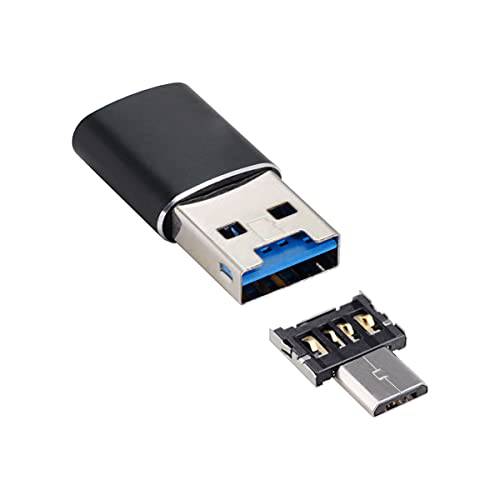 CY 미니 사이즈 USB 3.0 to 마이크로 SD SDXC TF 카드 리더, 리더기 마이크로 USB 5pin OTG 어댑터  태블릿, 태블릿PC/  휴대폰, 스마트폰