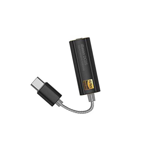 iBasso DC05 휴대용 USB 동글 DAC, 블랙