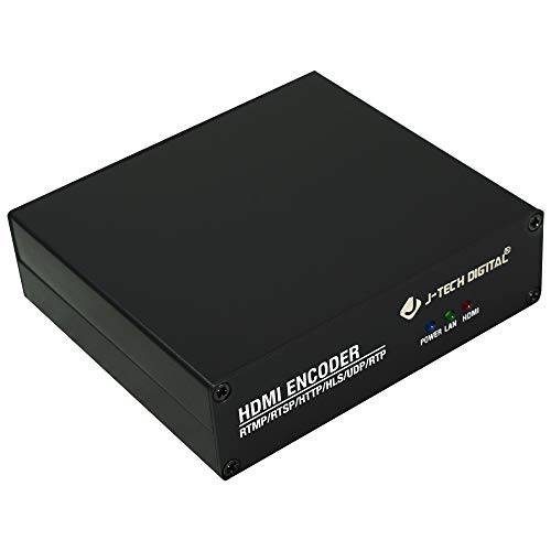 J-Tech 디지털 HDMI H.264 IPTV 인코더 Livestream 오디오 Embedder 1080P 60Hz 유튜브 Facebook 트위치 DaCast VLC ONVIF J-Tech 디지털 컨트롤 어플 Available [JTECH-ENCH4A]