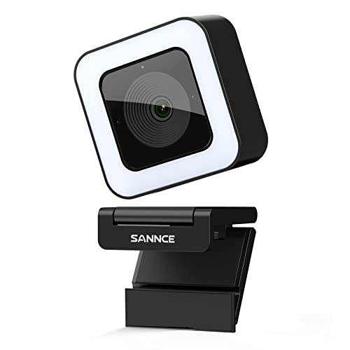 SANNCE 2K 4MP 슈퍼 HD 웹캠, USB PC 웹캠 컴퓨터 노트북 비디오 카메라 프라이버시 셔터, 2 마이크, 오토 포커스, 90°FoV, 프로 스트리밍 카메라 레코딩, 회의, 게이밍, 라이브 방송