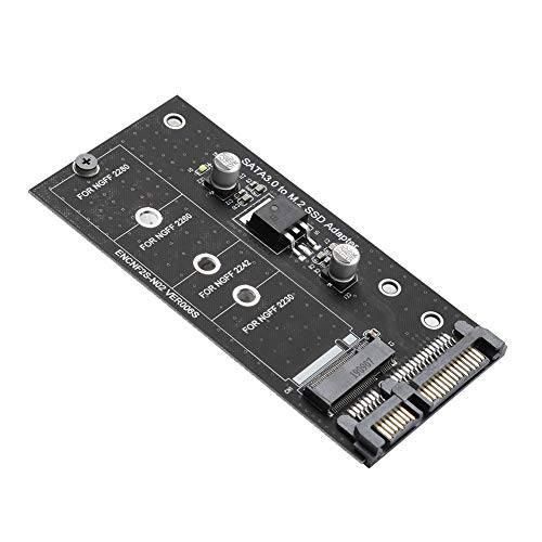 M.2 NGFF to SATA 라이저 카드 SATA 22PIN 하드디스크 어댑터 확장 카드 3cm/ 1.2in, 4.2cm/ 1.7in, 6cm/ 2.4in, 8cm/ 3.1in SSD HDD Lengths