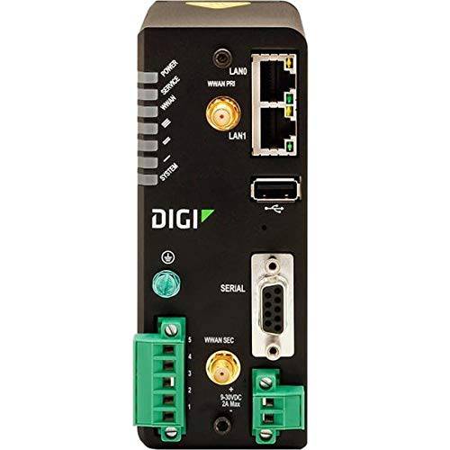 DIGI WR31-M82A-DE1-TB 4G LTE 라우터, 셀룰러 라우터, Digi 수송 WR31-4G LTE 북쪽 America/ EMEA, 듀얼 이더넷, GNSS, RS232/ 422/ 485, Class 1 Div 2 (C1D2),