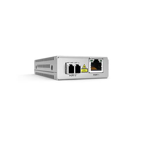 Allied Telesis MMC2000/ LC 트랜시버/ 미디어 컨버터, 변환기 - 1 x 네트워크 (RJ-45) - 1 x LC 포트 - Multi-mode - 기가비트 이더넷 - 10/ 100/ 1000Base-T, 1000Base-SX - 벽면 장착가능, Rack-mountable - TAA Compl