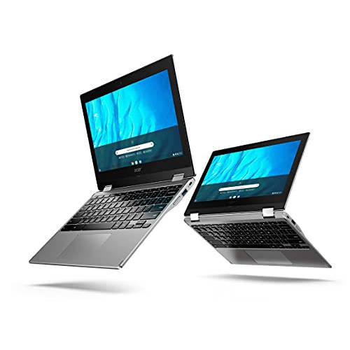Acer 크롬북 회전 311 컨버터블 2-in-1 노트북, MediaTek MT8183C Octa-Core 프로세서, 11.6in HD 터치, 4GB LPDDR4, 32GB eMMC, 기가비트, 와이파이 5, 블루투스, 구글 크롬