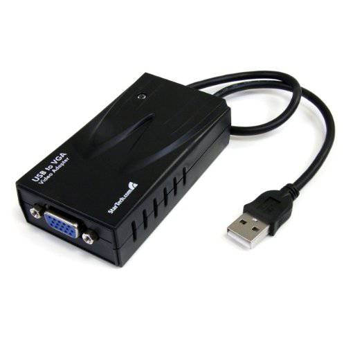 StarTech.com 프로페셔널 USB to VGA 외장 듀얼 or 멀티 모니터 비디오 카드 어댑터 - 1920x1200 - USB to VGA 외장 그래픽 카드
