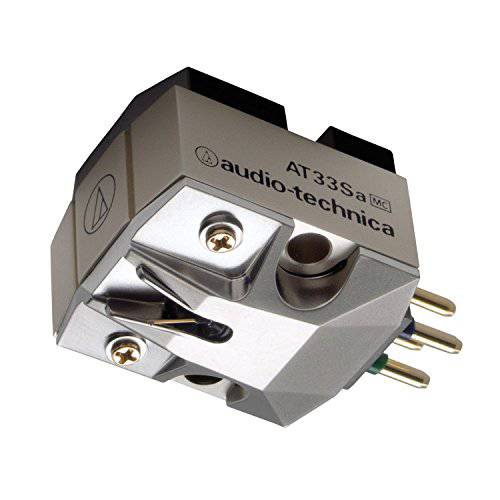 Audio-Technica AT33SA Shibata 투명 듀얼 이사 코일 턴테이블 카트리지 베이지