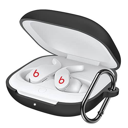 호환가능한 Beats 호환 프로 케이스 2021 New 이어폰, 이어버드, 블랙 실리콘 커버 보호 보호 - LEFXMOPHY