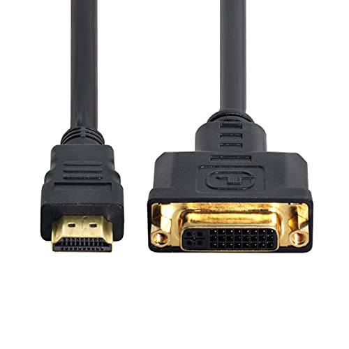 CY HDMI to DVI 케이블 HDMI Male to DVI(24+ 5) Female 어댑터 1080P PC 노트북 HDTV DVI to HDMI 어댑터