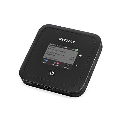 NETGEAR 나이트호크 M5 휴대용 라우터 와이파이 6 (MR5200)  Ultrafast 5G | 연결 up to 32 디바이스 | 안전한 무선 네트워크 Anywhere | works Best at& T, T-Mobile