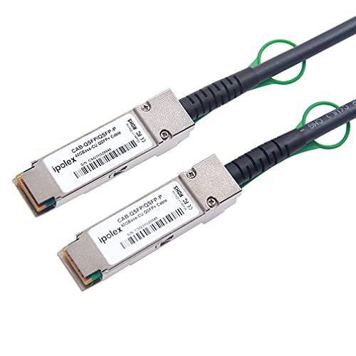 40G QSFP+ DAC Twinax 케이블, 40GBASE-CR4 패시브 다이렉트 붙이다 구리 케이블, 1m(3.3ft), 40G QSFP 케이블 Cisco QSFP-H40G-CU1M, Meraki MA-CBL-40G-1M, Intel XLDACBL1, Mikrotik, NETGEAR, TP-Link, D-Link